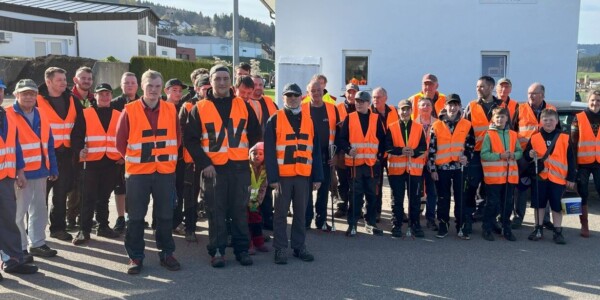 Viele Bürger engagieren sich für ein sauberes Ortsbild in Deilingen- Delkhofen